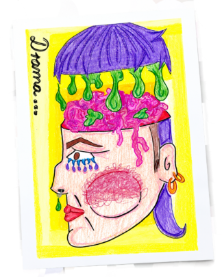 "Sinusitis (Autorretrato)"